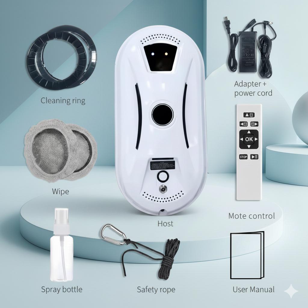 FlowyClean – Robot intelligente per vetri e superfici lisce